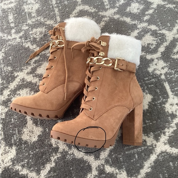 NWOT! Nadira suede Lace up Boots - Picture 16 of 16